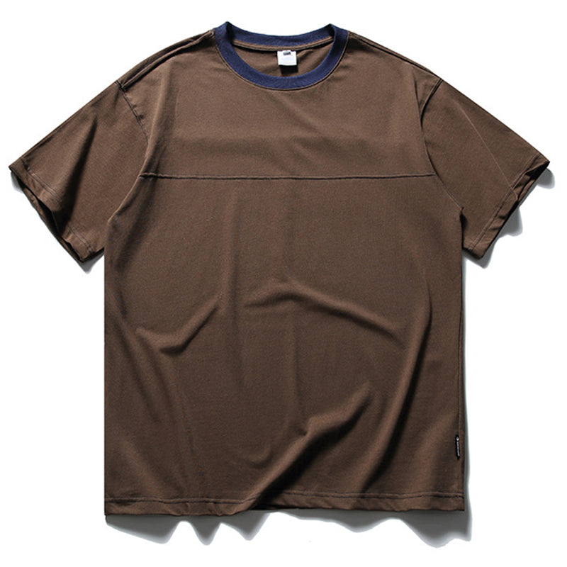 New summer color combination short sleeve T-shirt