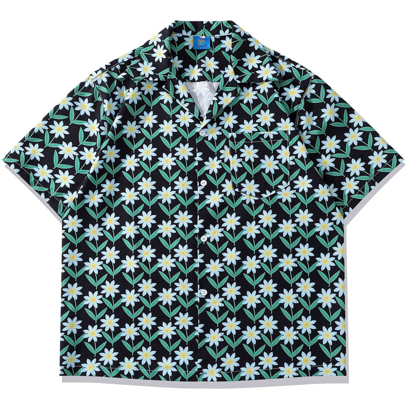 New summer print short sleeve shirt