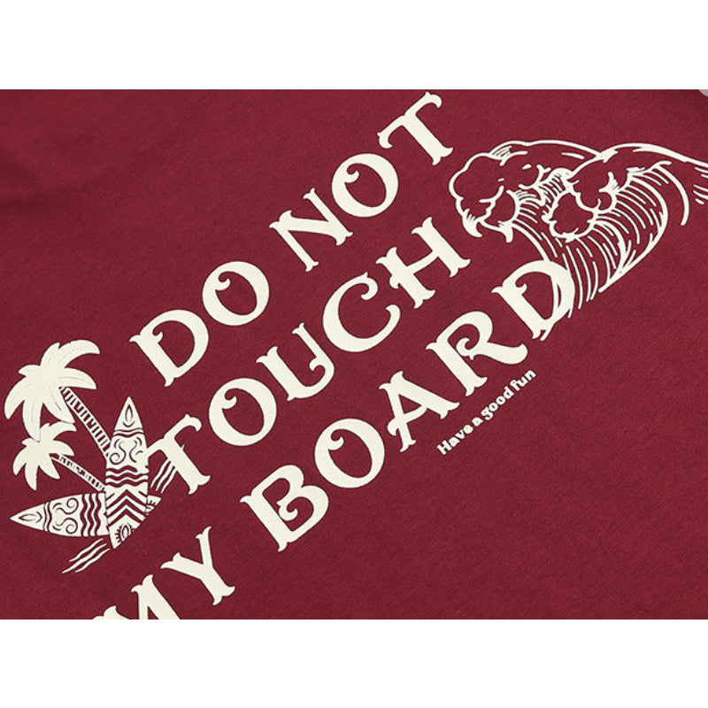 Alphabet print crew neck T-shirt
