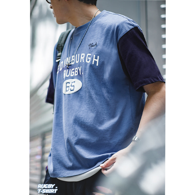 袖・配色切替 イングランドラグビーTシャツ
