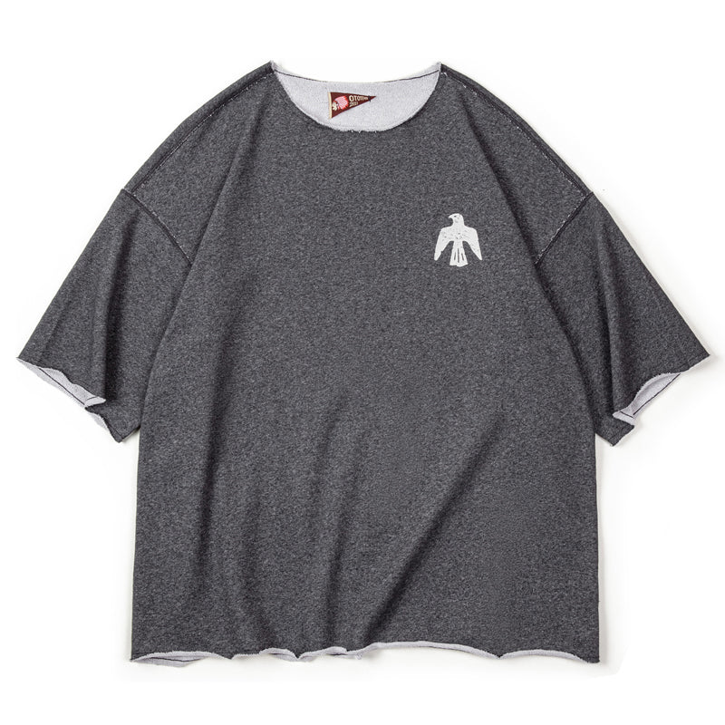 Heavyweight reversible ptarmigan print T-shirt