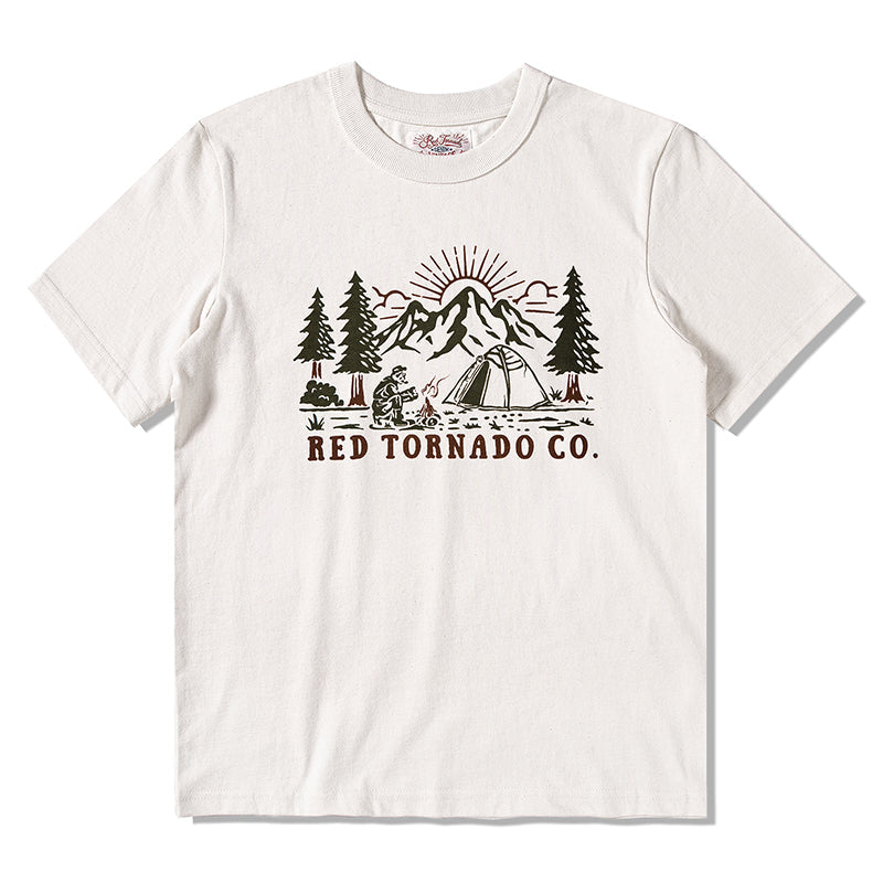 "Outdoor Leisure" Series Printed Heavyweight T-Shirt