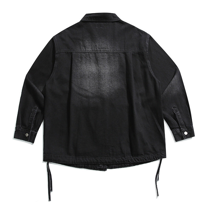 Washed Black Retro Jacket