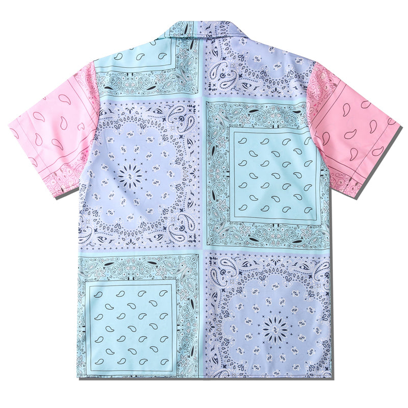 New for summer: Cashew print short-sleeved shirt