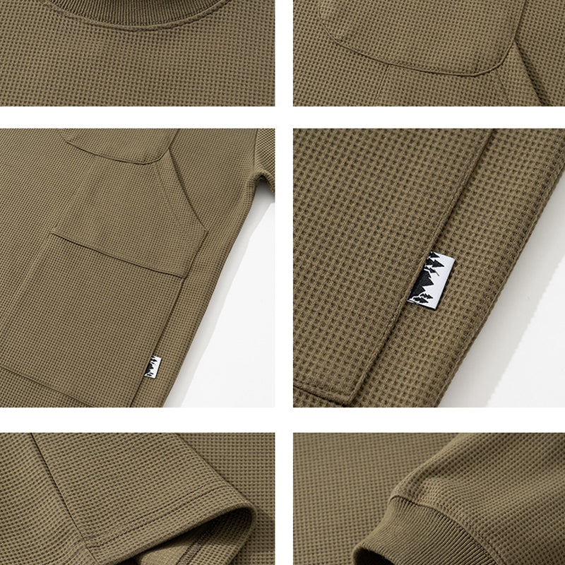 cityboy 350g Heavyweight Waffle Long Sleeve Tee