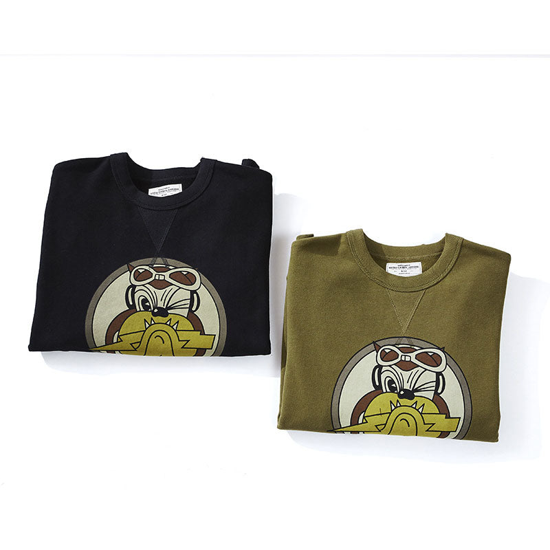 American Casual 490G Round Neck Pullover Hoodie