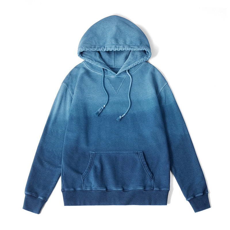 450g Heavyweight Authentic Indigo Dyed Gradient Parka