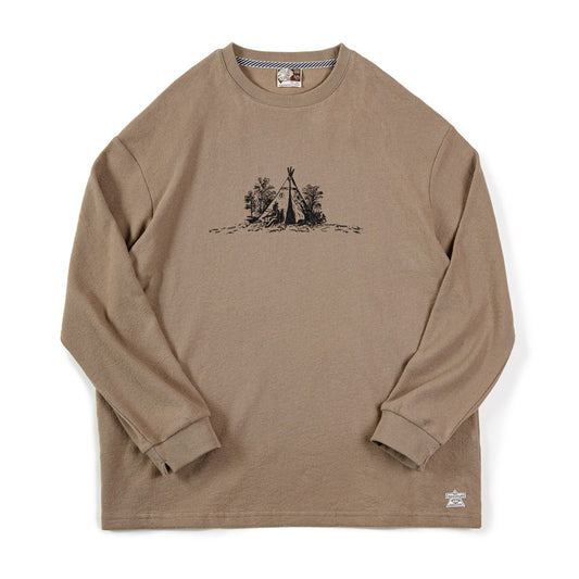 INDIAN TENTIPI TEE コットン100%プリントTシャツ
