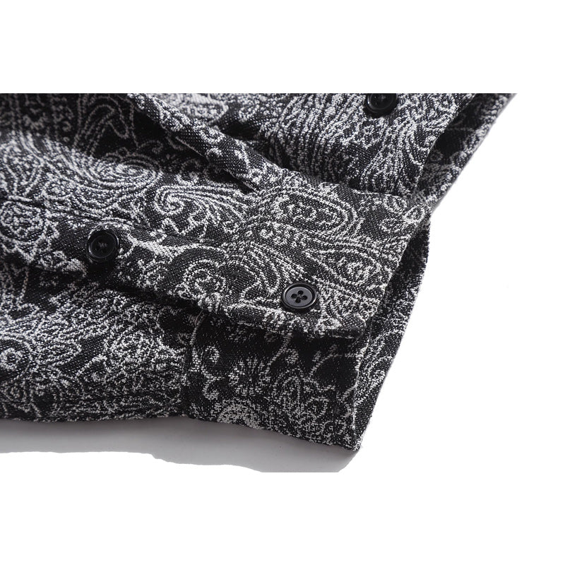 Ethnic Paisley Print Drop Shoulder Shirt