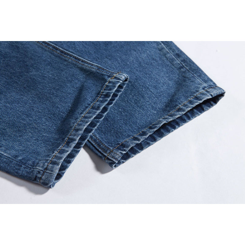Retro Simple Straight Jeans