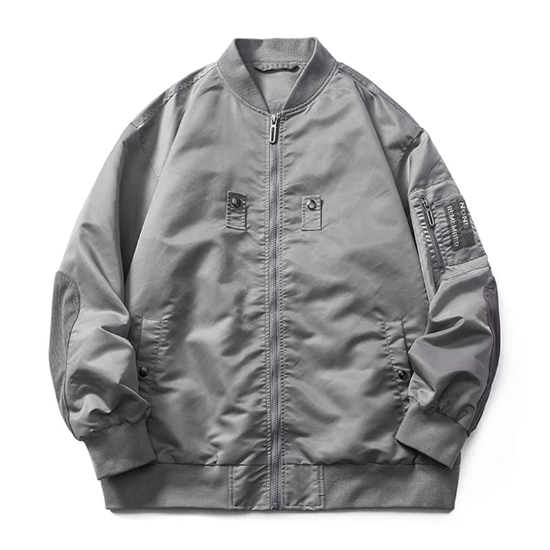 MA-1 Flight Jacket with Corduroy Elbow Patches
