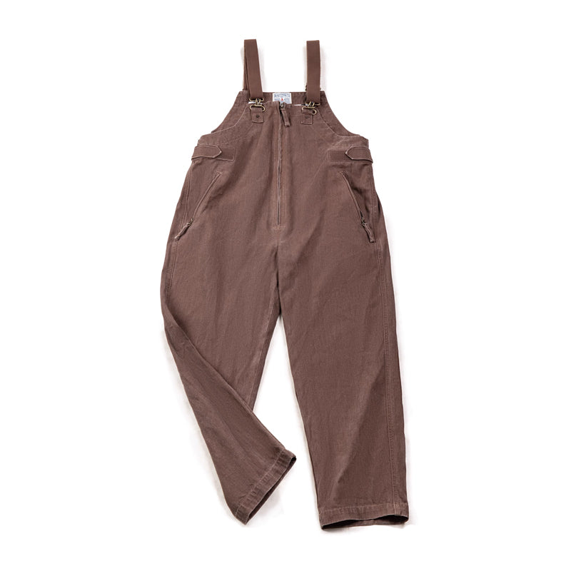 1930s Herringbone Twill Deck Overalls, Washed
