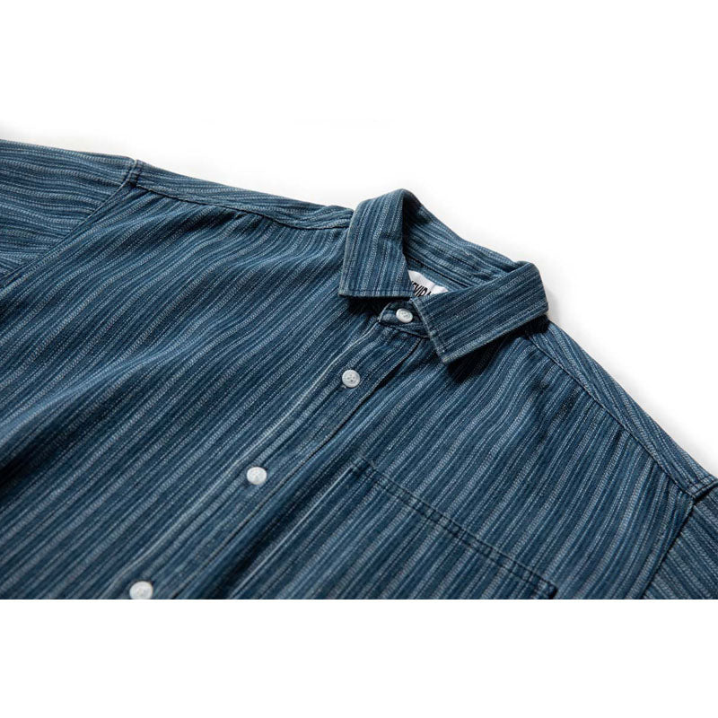 Vintage striped denim shirt