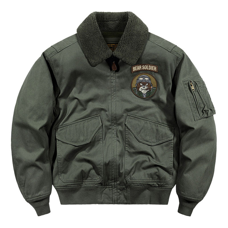 (U.S. Air Force)BEAR SOLDIERS メンズ ダウンジャケット