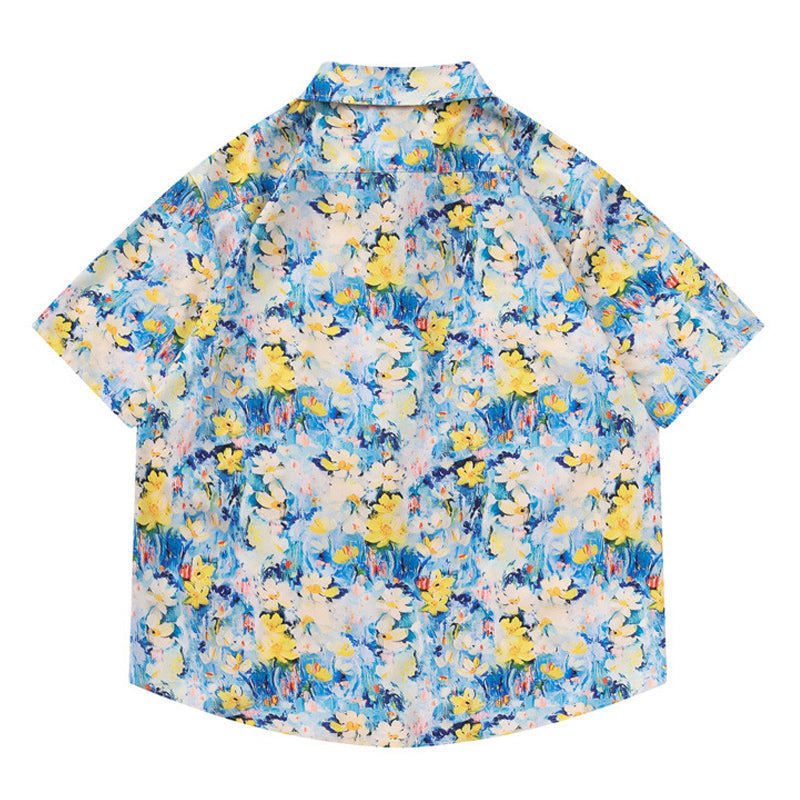 Hawaiian Vacation Painting Print Shirt