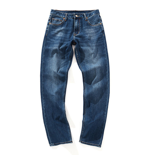 Loose Fit Straight Stretch Breathable Jeans