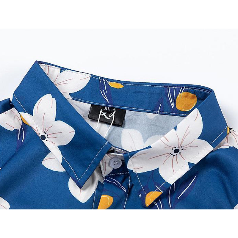 New for summer: Aloha print short-sleeved shirt