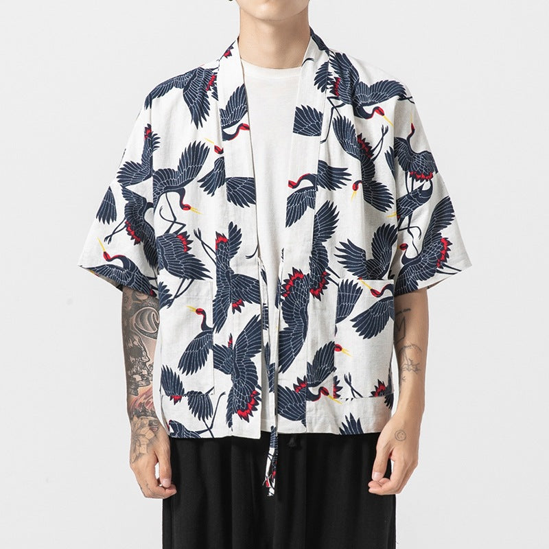New for Summer: Printed Sanjuro Kimono Jacket