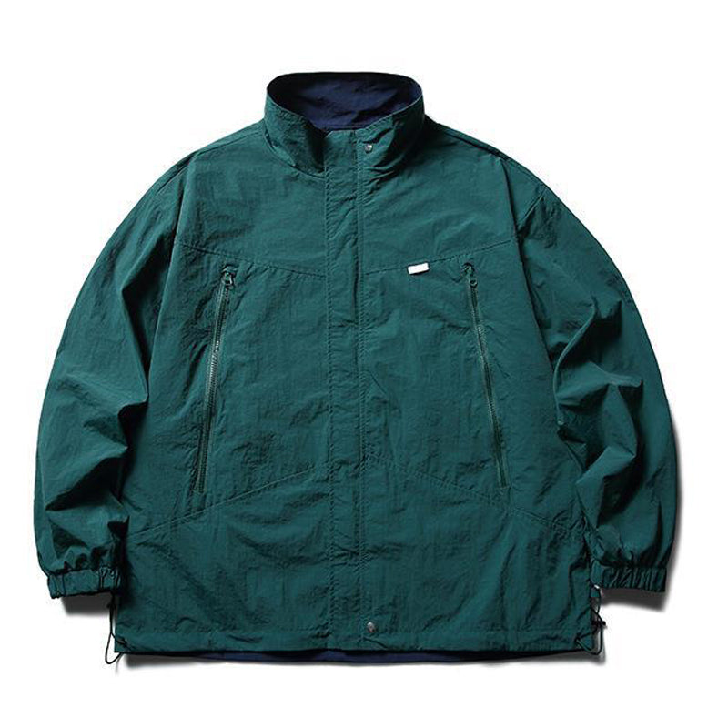 2-in-1 multi-pocket stand-collar work jacket