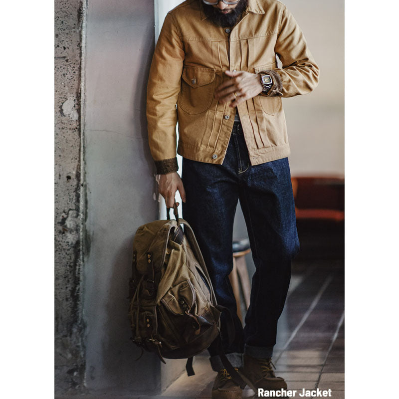 "West World" Canvas Launcher Jacket