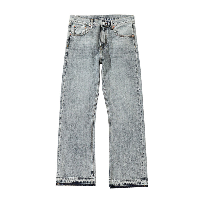 Bootcut denim pants