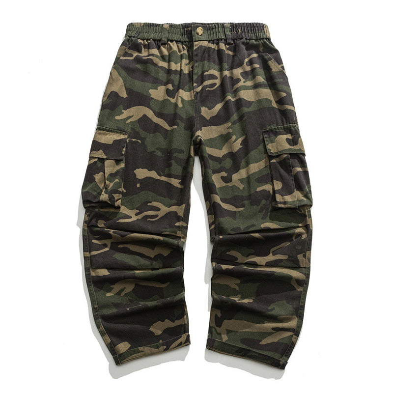 Autumn New Functional Pocket Camouflage Cargo Pants