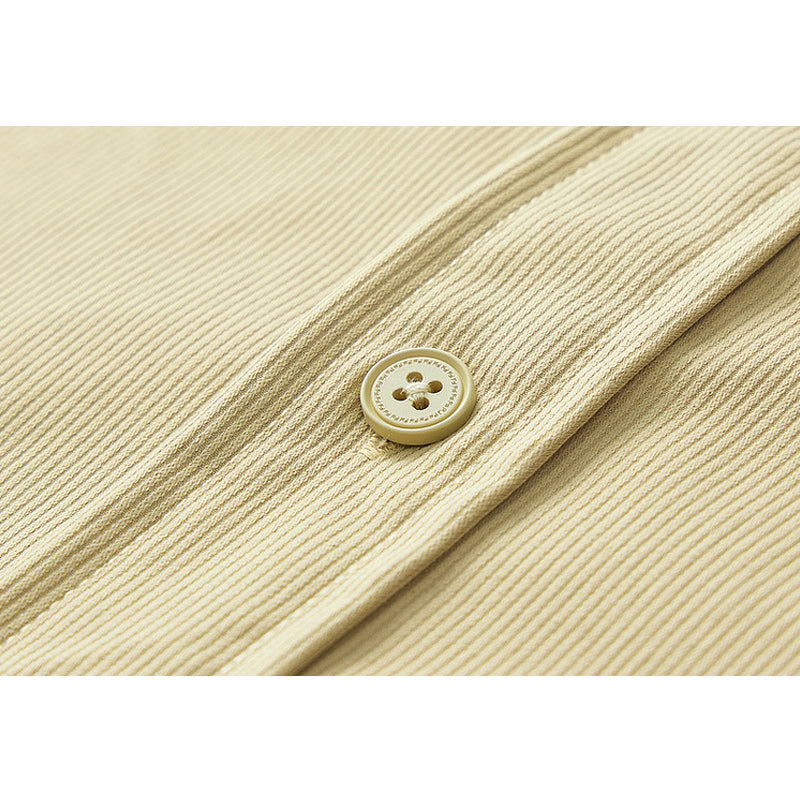 Fashionable pocket long sleeve shirt