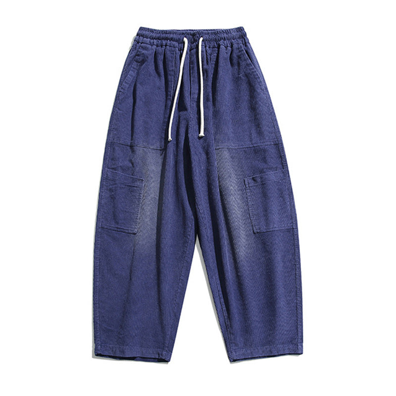 Casual Corduroy Pocket Slacks