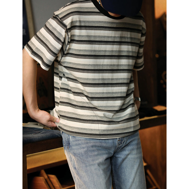 Ivy Style 260G Border Pocket Drawstring T-Shirt