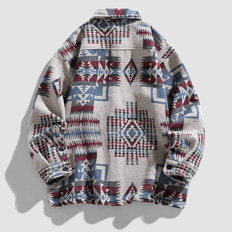 Ethnic print shirts available in sizes M-4XL