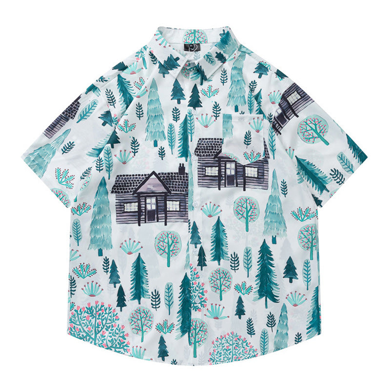 Hawaiian Vacation Print Shirt