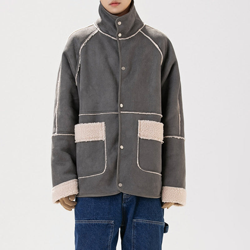 Men's Lambswool Warm Loose Fit Jacket