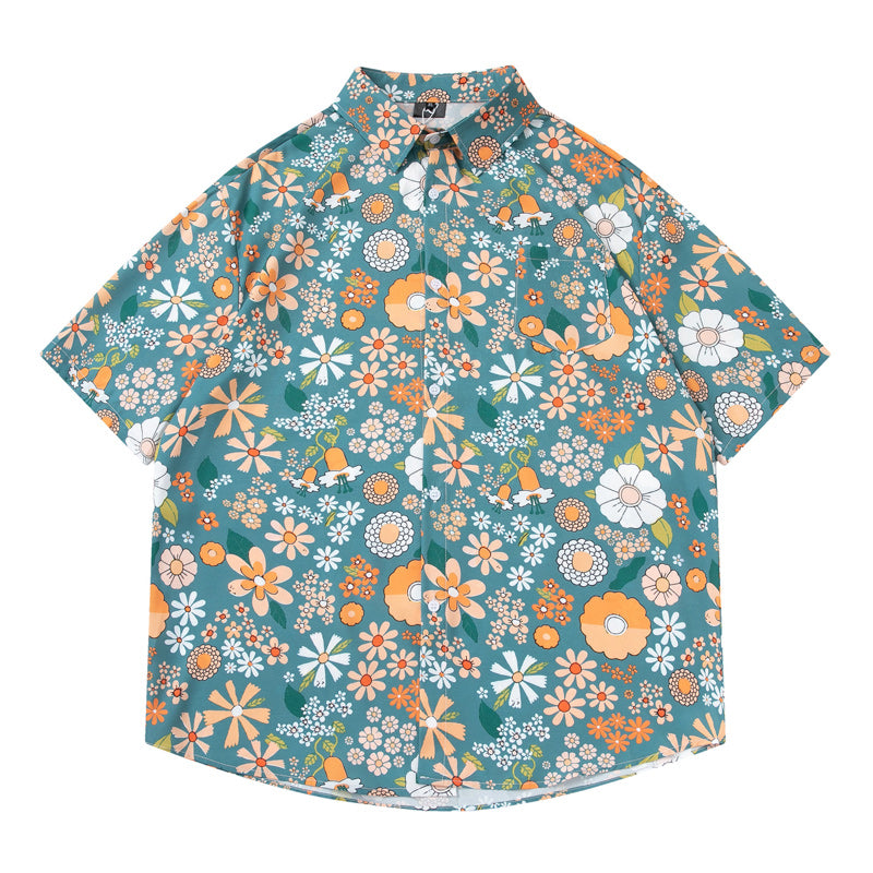 Hawaiian Vacation Painting Print Shirt