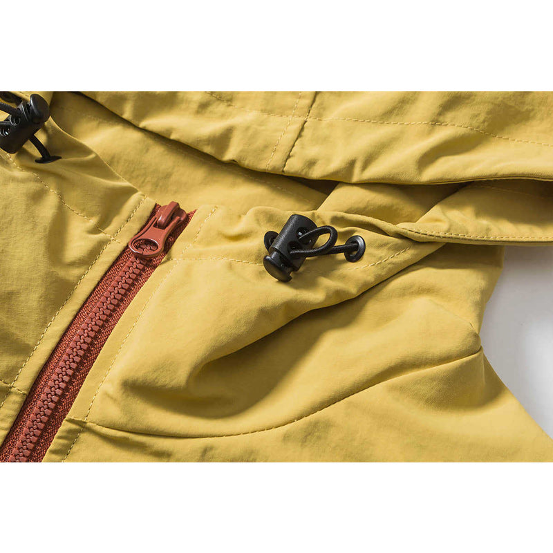 OUTDOOR Two-piece color combination hooded jacket set