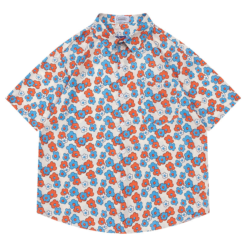 Floral print shirt in 3 colors