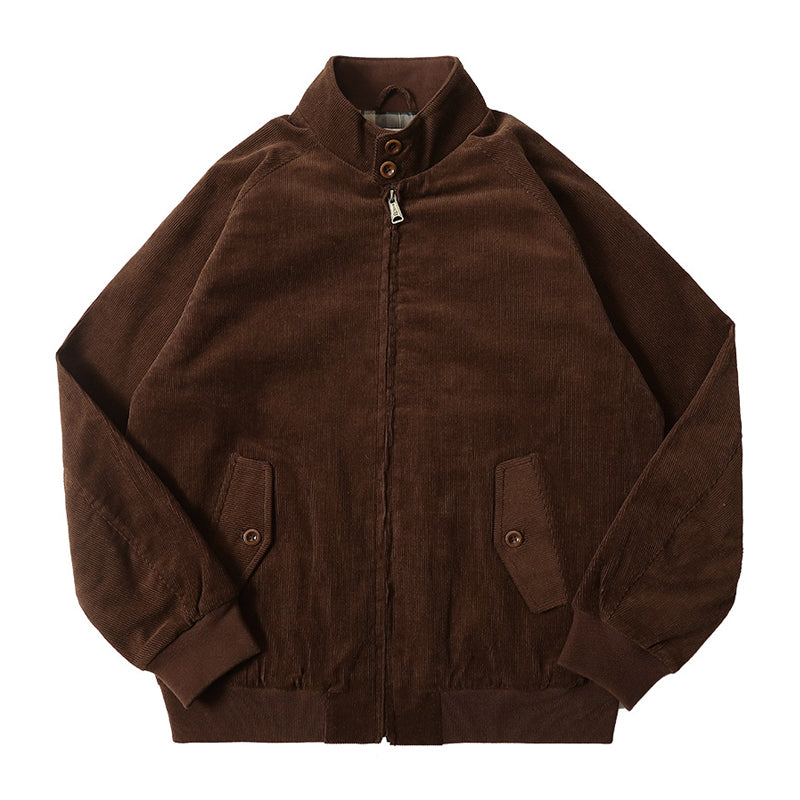 Corduroy G9 Stand Collar Harrington Jacket