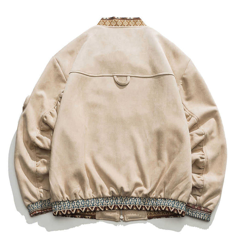 Ethnic-style American casual jacket