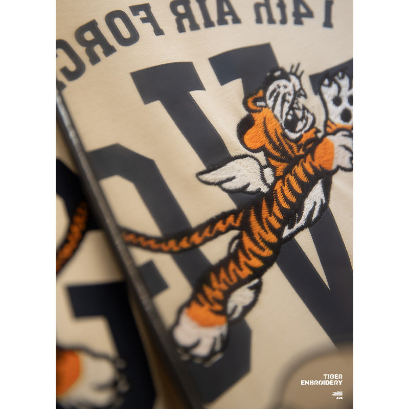 Military AVG Flying Tigers Embroidered Tee