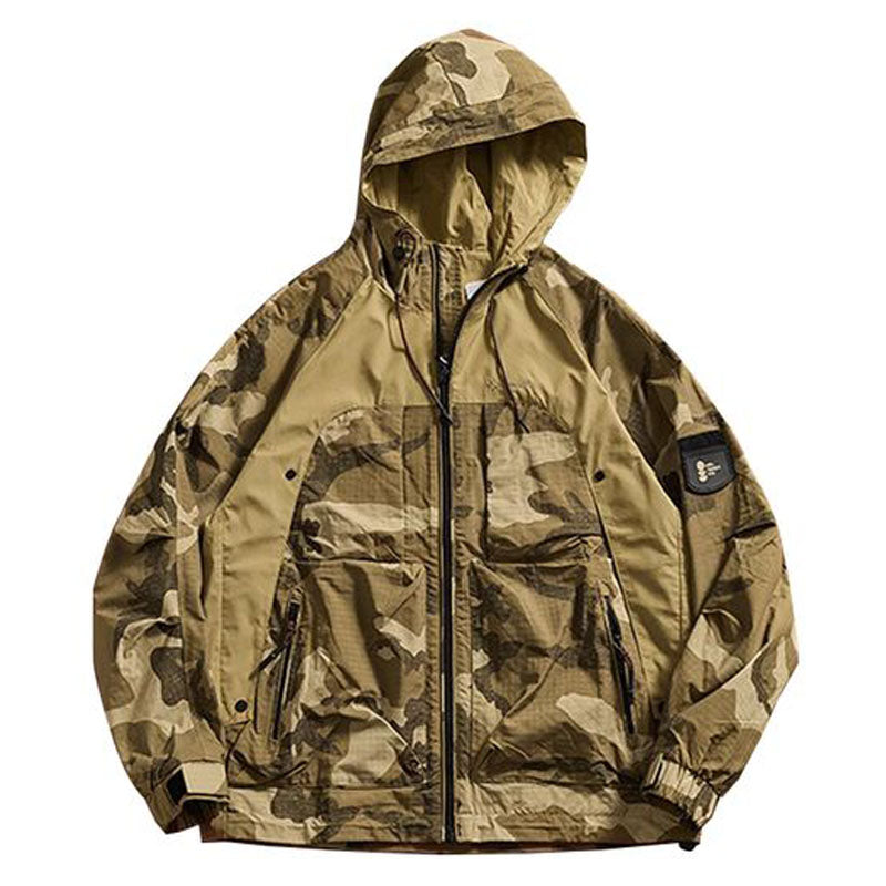 Outdoor Functional Camouflage Combination Hooded Jacket