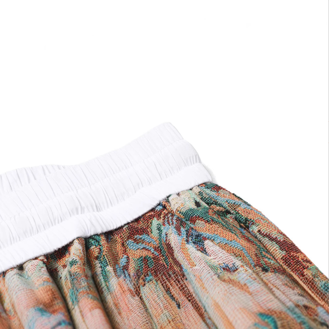 ジャカード夏ショートパンツ