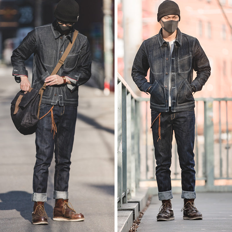 american retro slim jeans