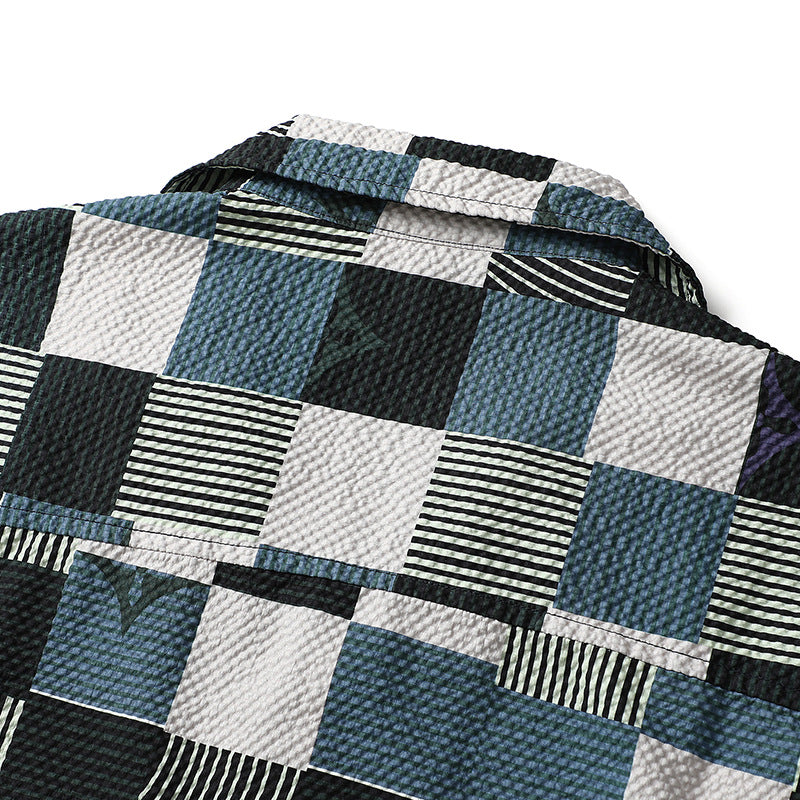 New Summer Check Classic Short Sleeve Shirt