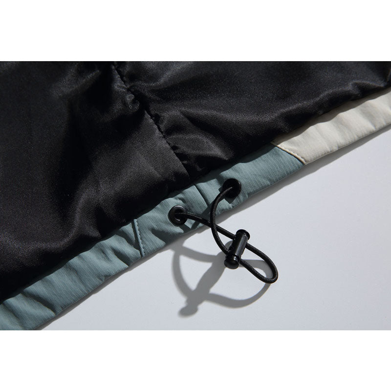 Hooded cargo jacket with switch