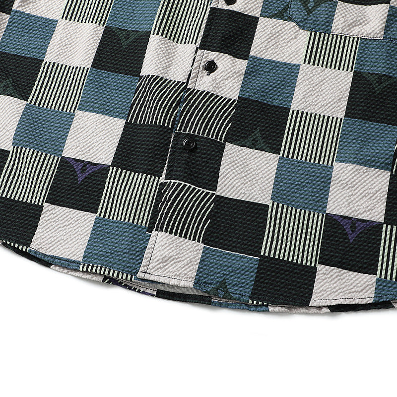 New Summer Check Classic Short Sleeve Shirt