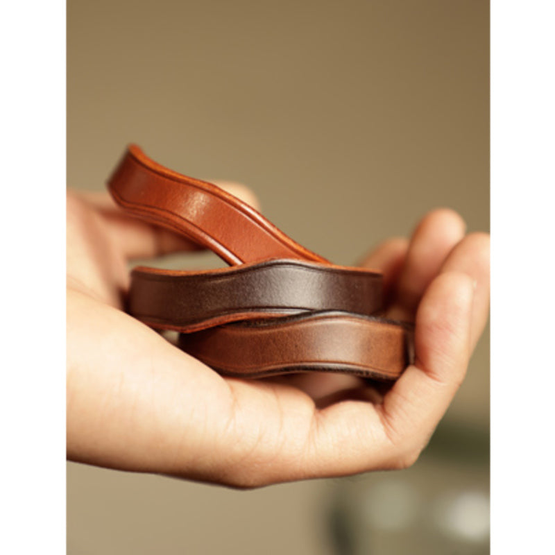 手作業 本革 S Horween Chromexcel ブレスレット