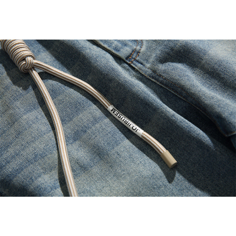 cityboy removable strap washable denim pants