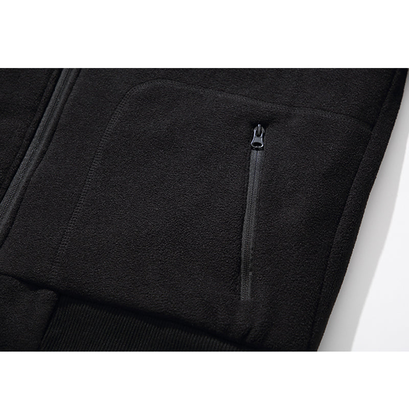 Padded fleece flight jacket