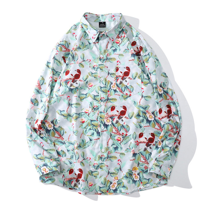 New Autumn Collection: "Season of Growth" All-Over Print Long Sleeve Shirt