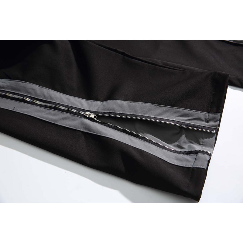 Zipper Fashion Cargo Casual Pants