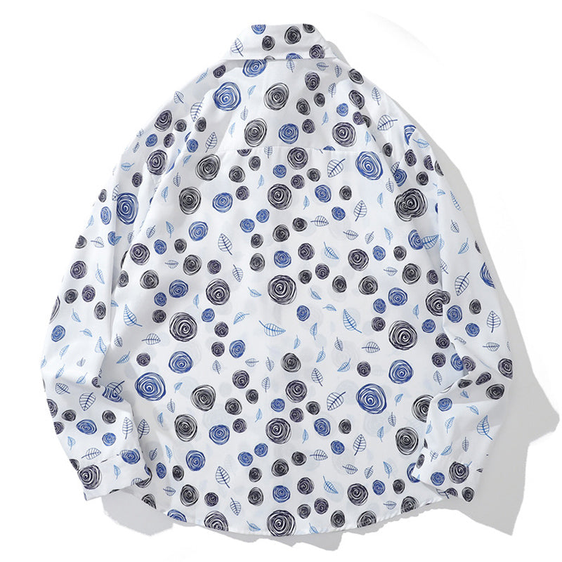 Spring New Line Print Shirt